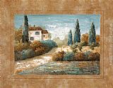 Vivian Flasch Canvas Paintings - Tuscan Blue I